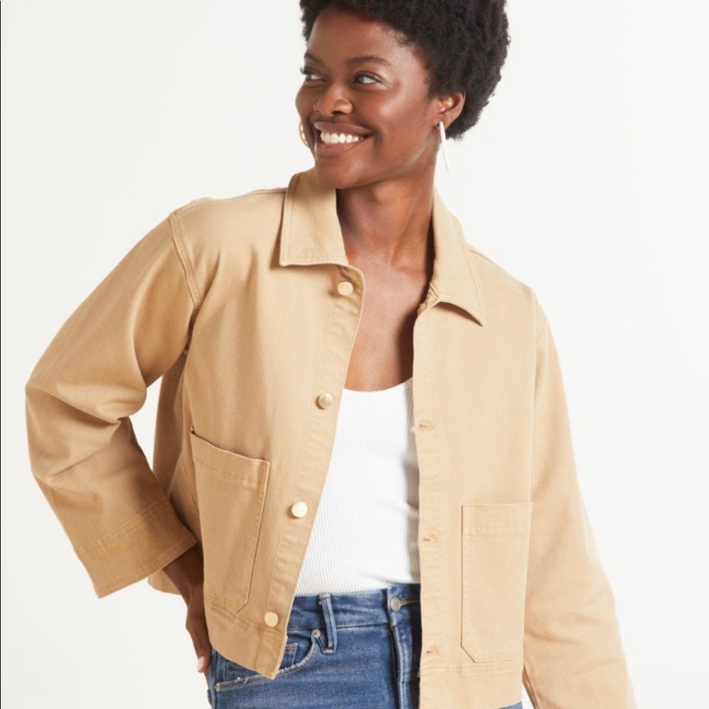 DL1961 khaki jacket size small. NWT
